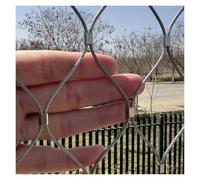 VXHCS 304 Filet de Corde en Acier Inoxydable, 10cm/2mm Grille Sécurité Protection Contre Les Chutes pour Escaliers, Garde-Corps et des Plantes(1.5x3m)