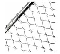 VXHCS 304 Filet De Corde en Acier Inoxydable, Garde-Corps de Balcon 5cm/1,5mm Clôtures pour Animaux et volailles pour Jardins, fermes et rampes d'escalier(3x5m/9.8x16.4ft)