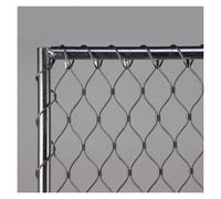VXHCS 304 Filet de Corde en Acier Inoxydable, Protection Flexible Jardin et Ferme 3cm/1,2mm Élevage Volailles Sécurité Balustrades(2x10m)