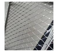 VXHCS - Filet de sécurité en acier inoxydable 304 - 5 cm/2 mm - Grille de protection anti-chute - Extensible - Pour clôture de jardin - Solution de sécurité extérieure - 2 x 8 m