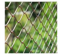 VXHCS Filet de Sécurité pour Balcon Grille Métallique Mesh Toile INOX, 5cm/1,5mm Filet de Clôture de Cerf Durable, Clôture de Barrière pour Volailles Animales(0.8x3m)