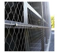 VXHCS Filet en Câbles d'acier Inoxydable Souple 10cm/2mm de Sécurité pour Garde-Corps Balcon pour Jardins, Escaliers et Exploitations Agricoles Polyvalent(1x10m)