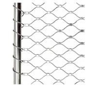 VXHCS Filets de Sécurité pour Garde-Corps Grille Métallique Mesh Toile INOX, 5cm/1,5mm Balcon Filet Anti-Chute, Clôture de Protection Contre Animaux(1.2x20m/3.9x65.6ft)