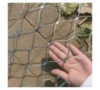 VXHCS Grillage en Acier Inoxydable 304, Câble Métallique de Type X, 5cm/1,5mm Filet Décoratif pour Escaliers Jardin et Ferme, Anti-Chute Balcon(1.2x3m/3.9x9.8ft)