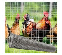 VXHCS Grillage Métallique en Acier Inoxydable, pour Élevage de Volailles 9mm/0,8mm Garde-Corps Balcon Décoration DIY Toile(0.8x19m/2.6x62.3ft)