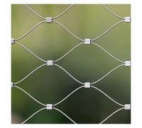 VXHCS Grille Métallique Maille Toile INOX, Filet de Sécurité pour Balcon Mailles 10cm/9cm/8cm/7cm pour Plantes et Jardinage, Décoration DIY(7CM/1.5MM,2x5m)