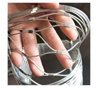 VXHCS Grille Métallique Maille Toile INOX, Filet pour L'élevage de Volailles 3cm/1,2mm Barrière pour Balcon et Escaliers Filet de Séparation(1x5m)