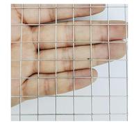 VXHCS Grille Métallique Maille Toile INOX, Maille Fine de 10mm, Maille de Sécurité de Rampe D'escalier, Filet de Clôture Décor Ferme Jardin(0.8x10m/3x32.8ft)