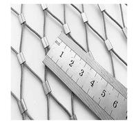 VXHCS Grille Métallique Mesh Toile INOX, Filet de Sécurité 3cm/1,5mm Filet de Sécurité for Garde-Corps D'extérieur, Clôture de Protection D'escalier(0.8x15m)