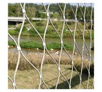 VXHCS Grille Métallique Mesh Toile INOX, Filet de Sécurité pour Balcon 8cm/2mm Filet de Sécurité pour Trampoline Filet de Prévention des Chutes Haute Altitude(2.5x15m/8.2x49.2ft)