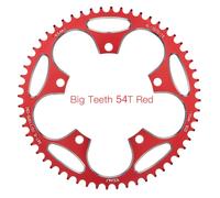 VXM-Phare de route large et étroit 130BCD,anneau de joint VTT 38T-60T,design de course professionnel pour Shimano 5700 6700,pièces de vélo - Type 54T Red and Screw