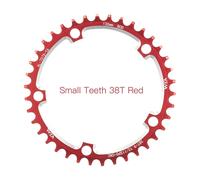 VXM-Phare de route large et étroit 130BCD,anneau de joint VTT 38T-60T,design de course professionnel pour Shimano 5700 6700,pièces de vélo - Type 38T Red and Screw