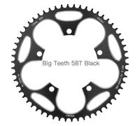 Vxm-Plateau De Vélo De Route Vtt,Largeur Étroite Pour Shimano 5700 6700,Jeu De Manivelles,Couronne D'anneau,Pièce De Vélo Super Légère,130bcd,38t-60t,130 Bcd - Type 58t Black And Screw