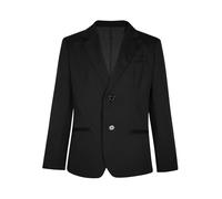 Vxuxlje Enfant Garçon Veste de Costume d'honneur Manteau Blazer de Mariage Cérémonie Soirée Boutonné Smoking Costume Anniversaire Fête 3-14 Ans Noir 9-10 Ans