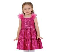 Vxuxlje Fille Tutu Ballet Paillettes Robe De Danse pour Filles avec Paillettes Robe Demoiselle d'honneur De Danse pour La Performance Cours Type B 2-3 Ans