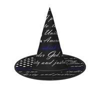 VXXNlnn 1 chapeau d'Halloween - Drapeau de sorcière en serment d'allégeance pour fête, cosplay, jeu de rôle, festival, carnaval, fête