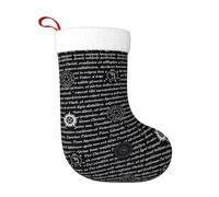 VXXNlnn Chaussette de Noël imprimée Supernatural Inspiration 45,7 cm - Décoration de vacances durable, suspension de cheminée, parfaite pour Noël, Halloween