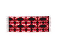 VXXNlnn Elégant Mignon Cochon Imprimé Cachemire Frange Foulard - Châle Pashmina Léger pour Femmes Doux Chaud Mode Wrap, Jolies lèvres rouges graphiques, taille unique