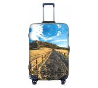 VXXNlnn Housse de protection pour valises - Île de Jeju Corée Imprimer Bagages Accessoires de voyage, Housse de Bagage Extensible pour Voyage d'affaires, blanc, M