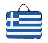 VXXNlnn Housse pour ordinateur portable 14" avec poignée de transport - Motif drapeau de l'Afrique du Sud - Idéal pour les voyages d'affaires, les trajets et les voyages, Drapeau grec., Taille unique