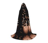 VXXNlnn M Halloween Cape à capuche - Peignoir unisexe avec imprimé cœur pour fête, carnaval, exposition de bande dessinée, Pâques et plus encore