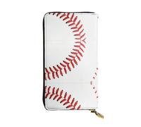 VXXNlnn Portefeuille élégant en cuir imprimé paon pour femme - Pochette légère à deux volets avec blocage RFID, design fin à trois volets, Baseball Lace Close Up, Taille unique