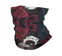 VXXNlnn Serviette multi-usages imprimée Day of the Dead Girl - Foulard de sport, écharpe, escalade, ski, fitness, léger, doux