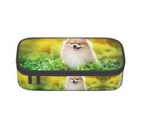 VXXNlnn Trousse à crayons avec imprimé drapeau de la Turquie - Organisateur de stylos multifonction, sac de papeterie, parfait pour l'école, le bureau et les voyages, Chiot mignon et moelleux, Taille