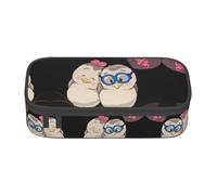 VXXNlnn Trousse à crayons avec imprimé drapeau de l'État du Wyoming - Multifonction - Sac de papeterie - Parfait pour l'école, le bureau et les voyages, Love Birds, Taille unique, Cartable