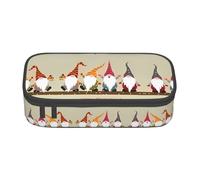 VXXNlnn Trousse à crayons avec imprimé orchidée bleu sarcelle et orange - Organiseur de stylos multifonction, sac de papeterie, parfait pour l'école, le bureau et les voyages, Merry Christmas, Taille