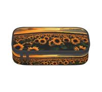 VXXNlnn Trousse à crayons avec imprimé sirène - Multifonction - Organiseur de stylos - Sac de papeterie - Parfait pour l'école, le bureau et les voyages, Tournesols., Taille unique, Cartable