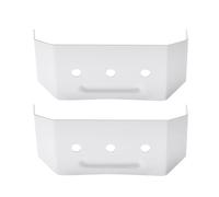 VYH Lot de 2 clips pour tuyau de descente de gouttière Blanc 2 x 3