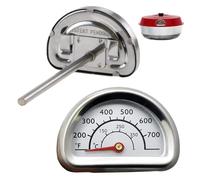 VYIBPDY 1 Pièces Thermometre Four Compatible avec Omnia Thermometre Cuisine en Acier Inoxydable avec Sonde Thermomètres pour Barbecue Fumoir Gril Casseroles Faitouts Mesure de 0 °C à 400 °C