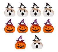 VYIBPDY 10 Pcs Halloween Boîtes de Faveur Mini Sacs de Bonbons Gâteau Carton Biscuits Cadeau et Caramelos