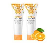 VYIBPDY 2 Pièces Gel exfoliant naturel, exfoliant doux, gentle exfoliating orange, gel pour le visage pour un nettoyage en profondeur, gommant éclaircissant