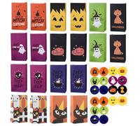 VYIBPDY 20 Bolsas de Papel Flintronic para Regalos Infantiles de Halloween para Fiestas de Cumpleaños/Tiendas