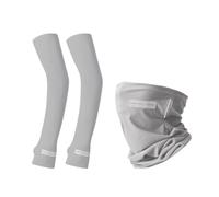 VYIBPDY Masque et manchon de protection solaire lot de 3,manchette anti uv,cache cou moto，Manchettes de Bras pour Hommes et Femmes，Bandana homme femme écharpe tube tour de cou masque，respirant lavable
