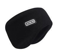 VYIBPDY Orejeras de invierno para hombres y mujeres para correr yoga esquí equitación banda para los oídos (negro)