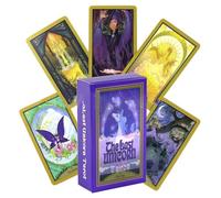 VYIBPDY Tarot divinatoire, Cartes de Tarot avec Livre pour débutants - 79 pièces de Cartes de Tarot - The Last Unicorn