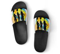 VYJLOO Claquettes Femme Pom-Pom Girls Pantoufles De Bain Antidérapantes Sandales Chaussons De Maison Slide