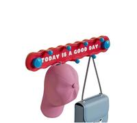 Vyloky DOPAMIN Barre à crochets à ventouse - 43,8 cm - Crochet rotatif avec bouton rotatif, capacité de charge 5 kg, sans perçage, sans laisser de résidus pour carrelage, verre, porte (multicolore