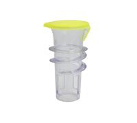 Vyloky Extracteur de jus de citron manuel (lot de 2) - Extracteur de jus d'agrumes manuel - Convient pour citrons, oranges et autres agrumes - Facile à utiliser (jaune - Lot de 2)