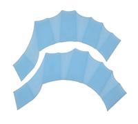 Vyloky Gants de natation en silicone pour l'entraînement de natation, plongée avec tuba et natation style libre, palmes pour augmenter la performance, unisexe, pour tous les nageurs, bleu