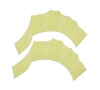 Vyloky Gants de natation en silicone pour l'entraînement de natation, plongée avec tuba et natation style libre, palmes pour augmenter la performance, unisexe, pour tous les nageurs, jaune