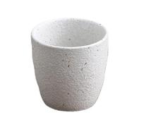 Vyloky Gobelet en céramique 150 ml - Gobelets individuels à thé et à saké, passe au lave-vaisselle, en marbre, vert, bleu et plus, fond antidérapant (lot de 1 ou 4) (Weiss-Punkt-1)