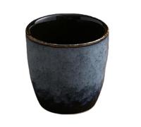 Vyloky Gobelet en céramique 150 ml - Gobelets individuels à thé et à saké, passe au lave-vaisselle, marbre, vert, bleu, et plus, fond antidérapant (lot de 1 ou de 4) (marbre)