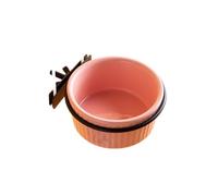 Vyloky Lot de 2 gamelles en céramique à suspendre pour oiseaux, 8 cm, 150 ml, accessoires de cage à oiseaux, gamelles pour rongeurs, petits animaux, quatre couleurs au choix (lot de 1 ou 2 disponibles