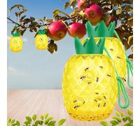 Vyloky Lot de 2 pièges à guêpes de qualité supérieure - En forme d'ananas - Convient pour jardin, balcon, verger - Répulsif permanent contre les guêpes, les abeilles, les guêpes et les frelons
