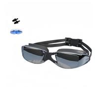 Vyloky Lunettes de natation avec ajustement optique (0 à -6,0) | Anti-buée et protection UV | Joint en silicone 3D avec bouchons d'oreille et étui