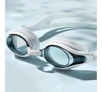 Vyloky Lunettes de natation optiques Avec dioptries -1,5 à -8,0 Monobloc avec bouchons d'oreille Anti-buée et protection UV Étui et plaquettes nasales